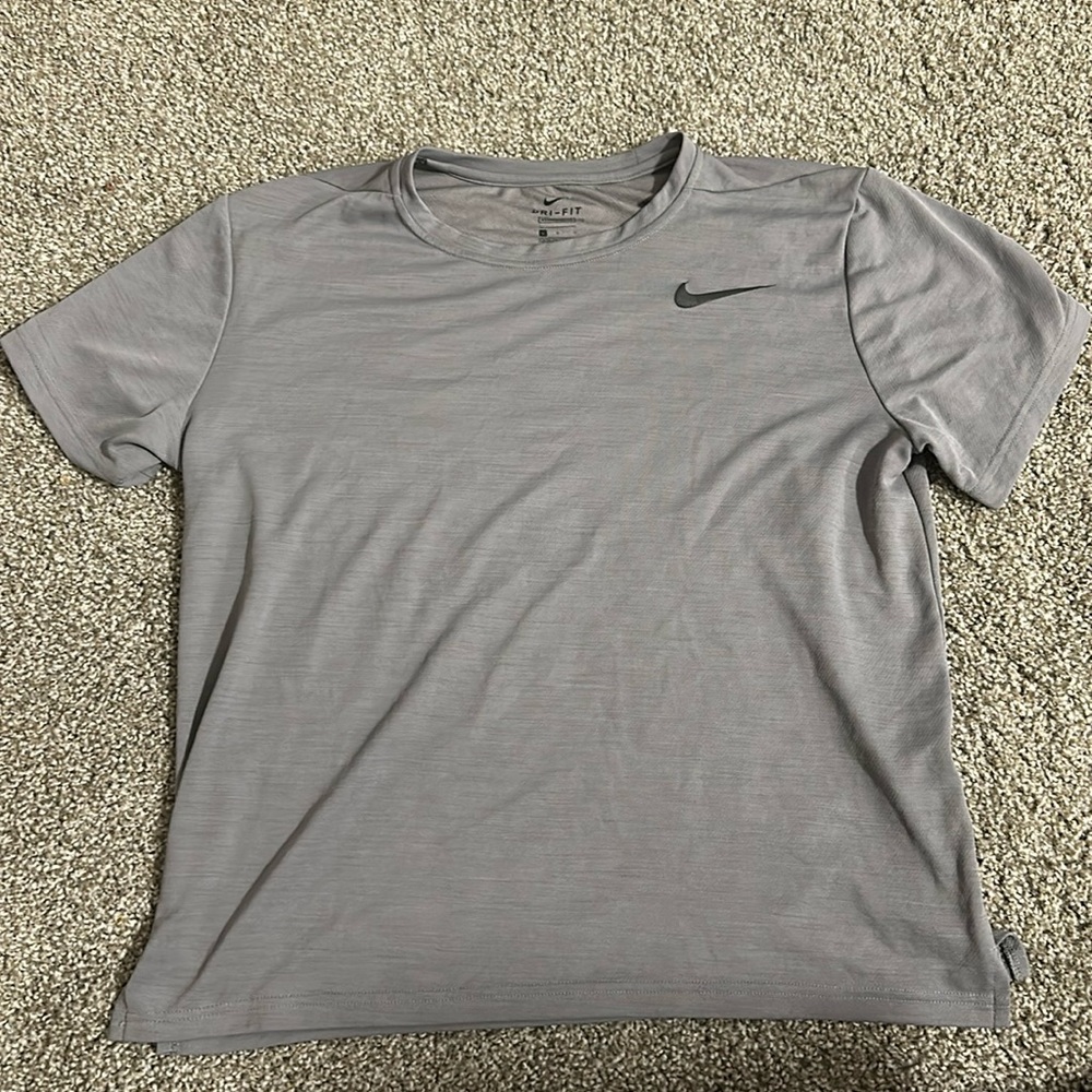 Nike Dri Fit grey athletic shirt